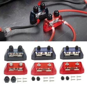 250A Dual Stud Bus Bar Power Distribution Block for Automotive Applications