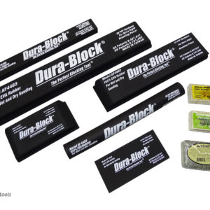 DURA-BLOCK SANDING BLOCKS – 7-pc kit – automotive paint bodywork, blocking tools