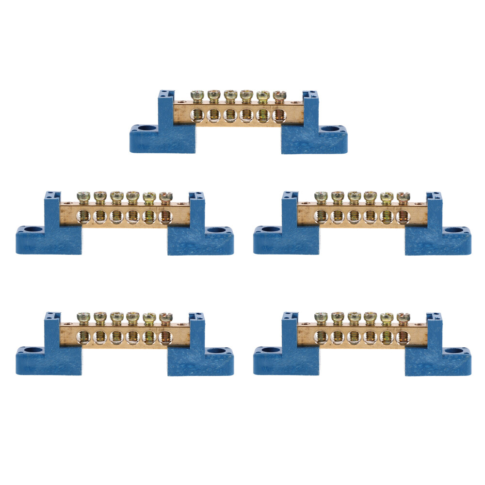 5 Pcs Ground Bar Kit Terminals Lighting Box Automotive Block