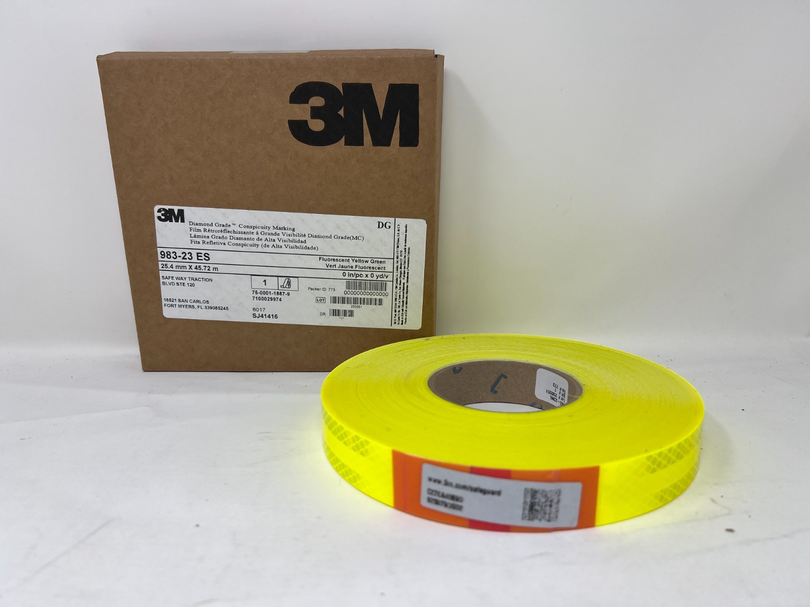 150 Foot Roll 3M Reflective Safety Tape Trucks Utility EMS Emergency Vehicles