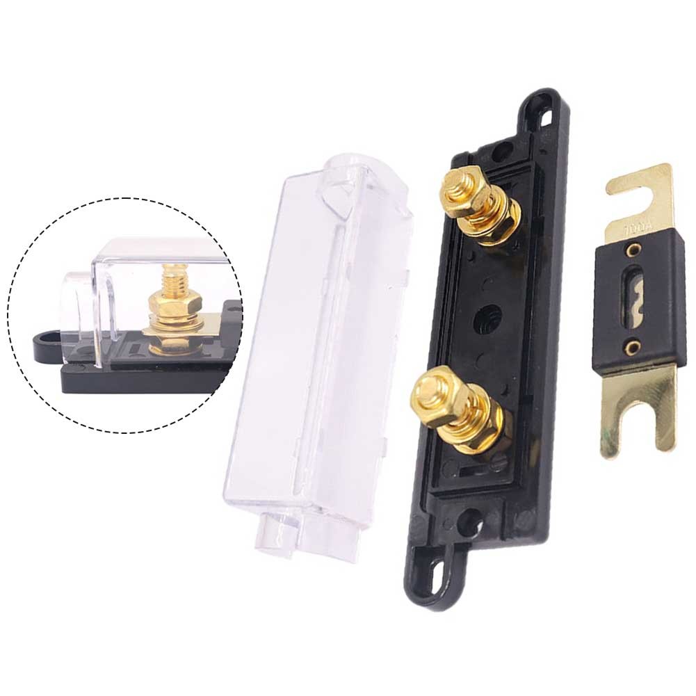 Kit portafusibles de 4 piezas de audio para automóvil 50A 60A 80A para inversores de potencia de radio- - Image 4