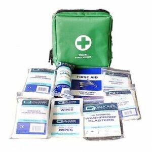 2 botiquín médico de primeros auxilios para una sola persona compatible con HSE y bolsa para automóvil de viaje a casa-