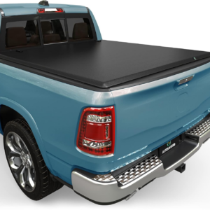 Soft Quad-Fold Truck Bed Tonneau Cover Compatible with 2009-2025 Dodge Ram 1500
