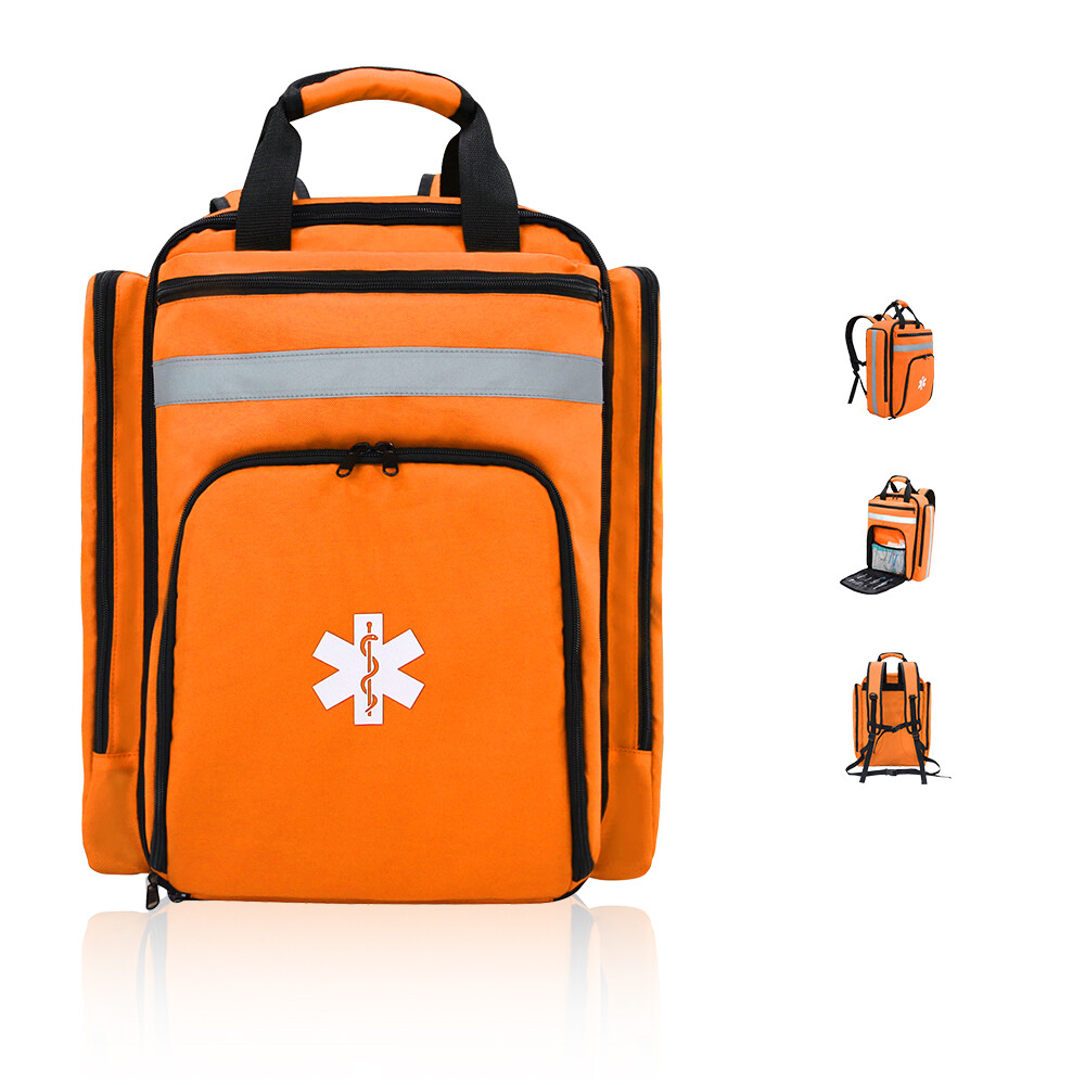 Kits de Primeros Auxilios Mochilas de Rescate de Emergencia Gran Capacidad Almacenamiento Clasificado Exterior-