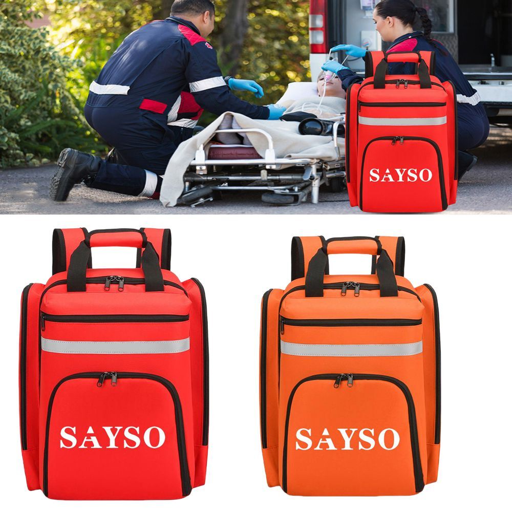 Kits de primeros auxilios mochilas de rescate de emergencia gran capacidad de almacenamiento al aire libre-