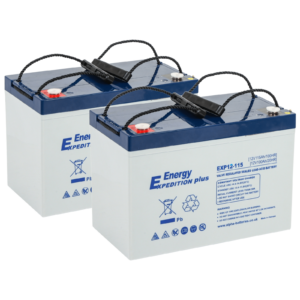 OFERTA PAR 2 BATERÍAS DE OCIO AGM 12V 115AH EXPEDITION PLUS DEEP CYCLE-