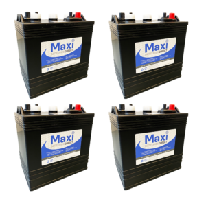 4 baterías de ciclo profundo Maxi T125 6V - alternativa a la batería troyana y estadounidense-