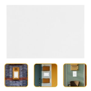 Letrero en blanco foto de metal de sublimación de 6 piezas adorno de aluminio en blanco-