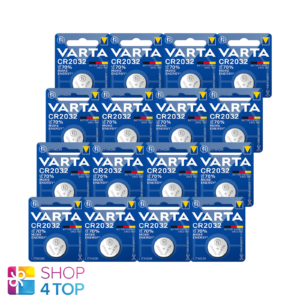 16 Baterías de Litio Varta Cr2032 Botón Celda de Moneda 3V Dl2032 Exp 2033 NUEVO-