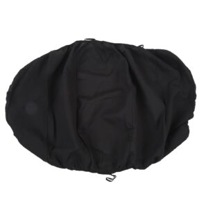 Juego completo de fundas de coche negras transpirables y de tela suave para automóviles-