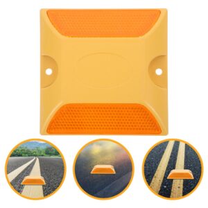 Bloques amortiguadores de velocidades reflectantes placas de desaceleración de carreteras de plástico 4 un.-