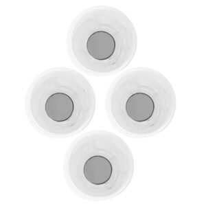 4 piezas Tornillos de hebilla para matrícula de automóvil Almohadilla antiarañazos Protectores de borde de puerta-
