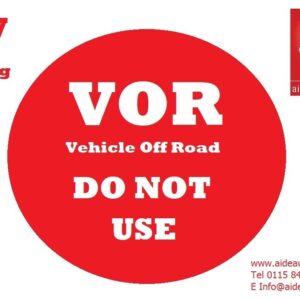 HGV / Camión protección VOR / Uso no autorizado - Disco del volante y candado-