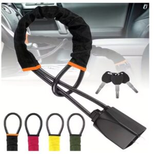 Cerradura de coche Ouvra Titan, cerradura de titanio cerraduras de volante, dispositivo de seguridad antirrobo*-