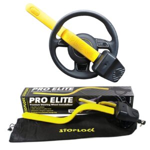 Bloqueo de volante Stoplock PRO ELITE para Aixam Coupe 2012 a 2016 antirrobo-