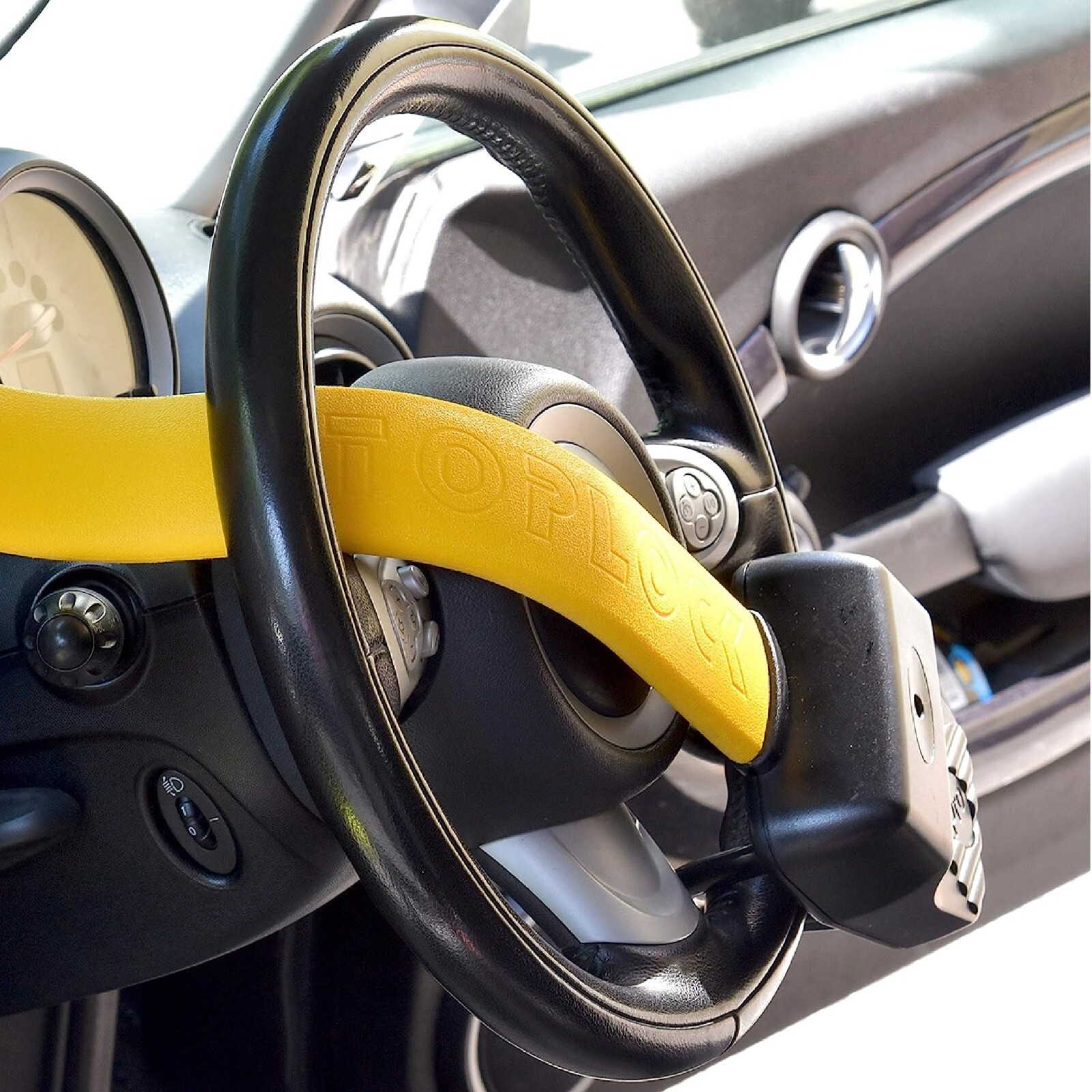 Bloqueo de volante Stoplock PRO ELITE para Aixam Coupe 2012 a 2016 antirrobo- - Image 2