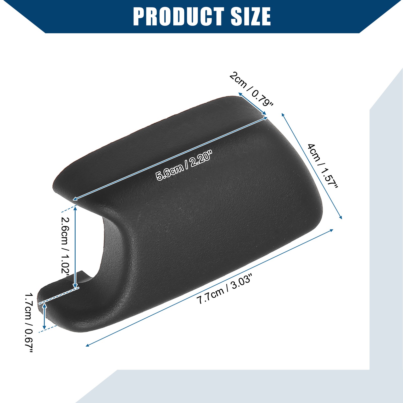Cubierta de montaje de cinturón de seguridad automotriz 5HF07DX9AE apta para Jeep Wrangler 2011-2017- - Image 5