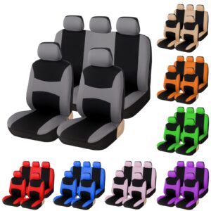 Cubierta de asiento de tela universal anti suciedad automotriz cubierta de asiento interior-