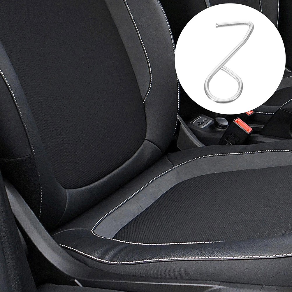 50 piezas ganchos de metal fundas de asiento de plástico para automóviles accesorios automotrices- - Image 4