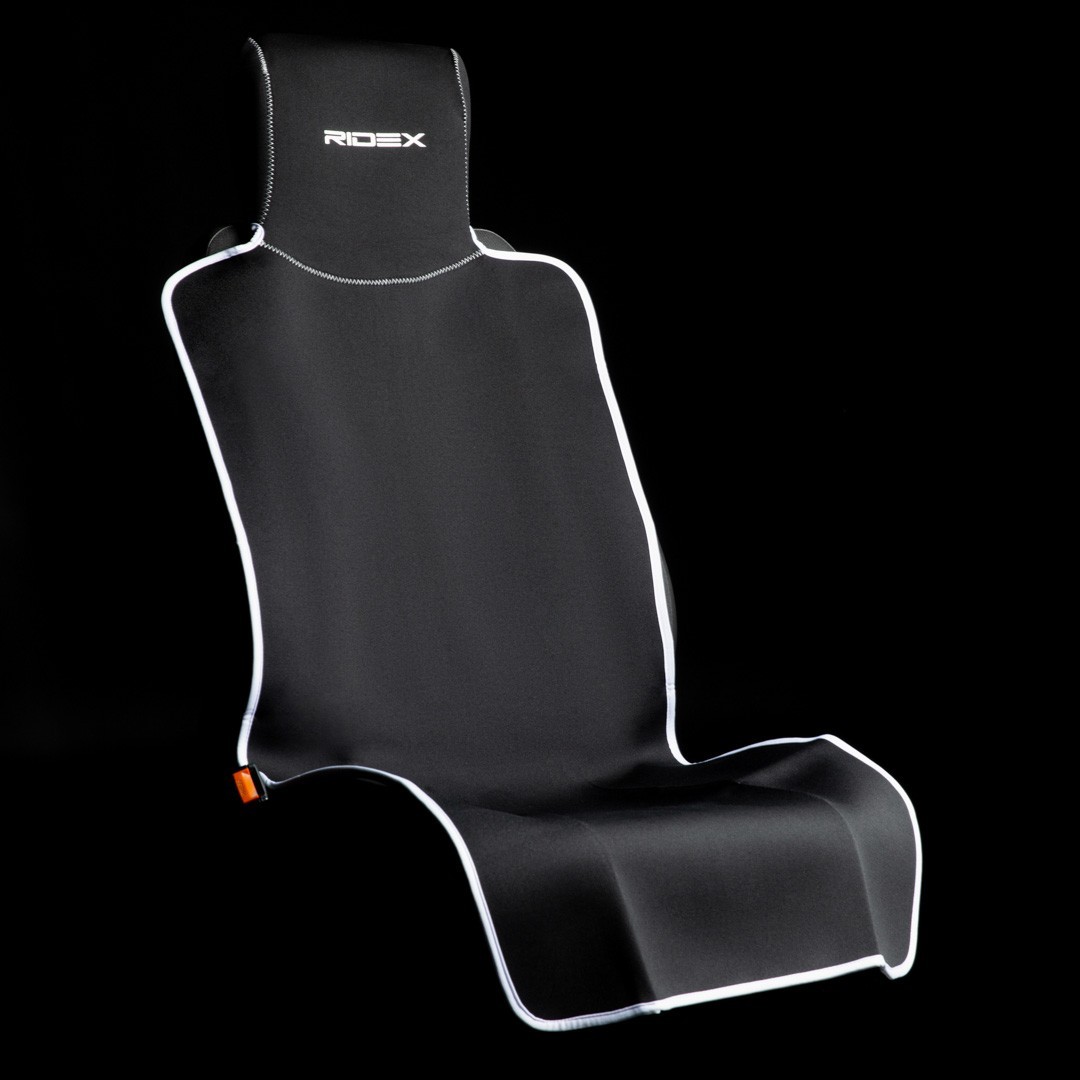 Funda de asiento de coche RIDEX delantera universal de neopreno negra- - Image 2
