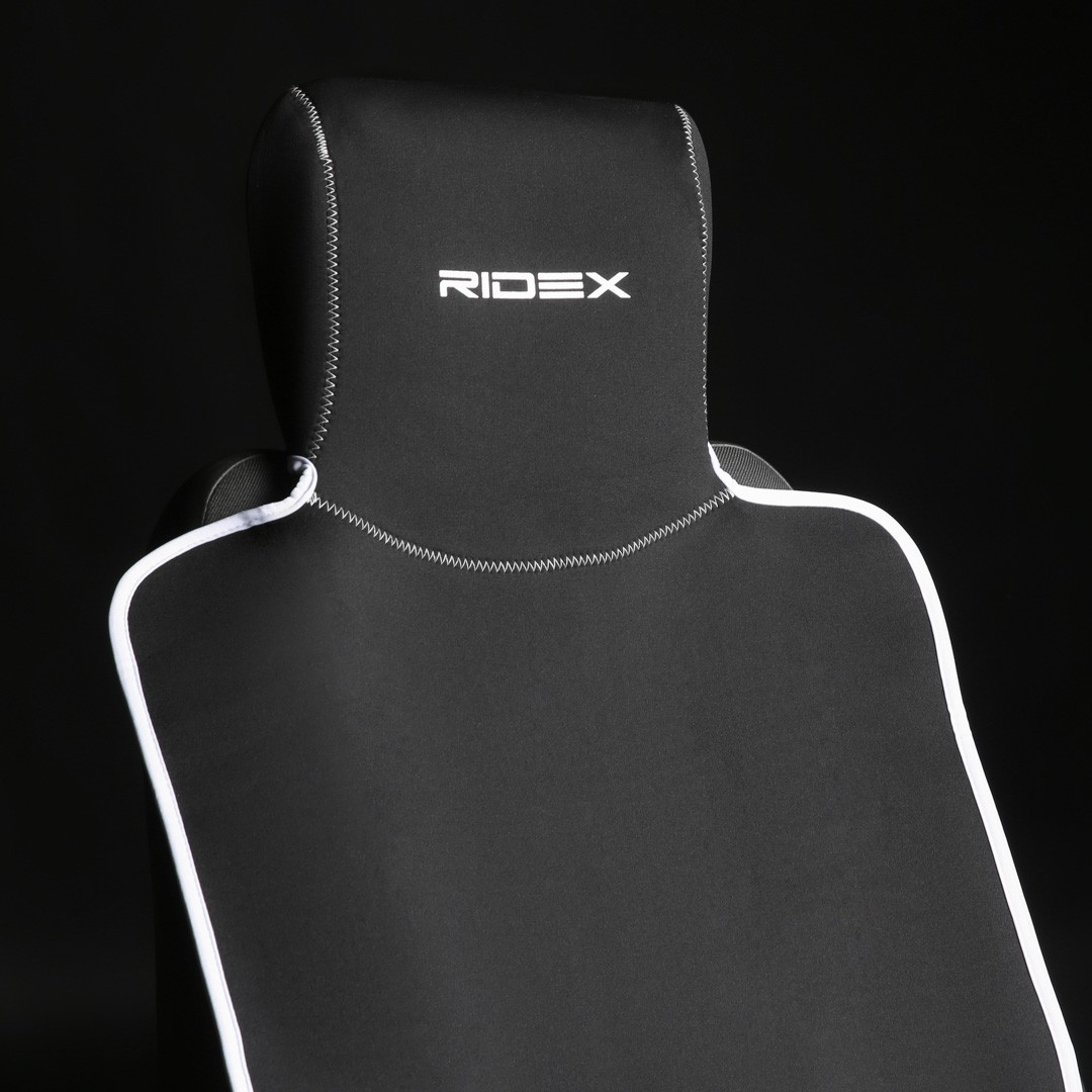 Funda de asiento de coche RIDEX delantera universal de neopreno negra- - Image 3
