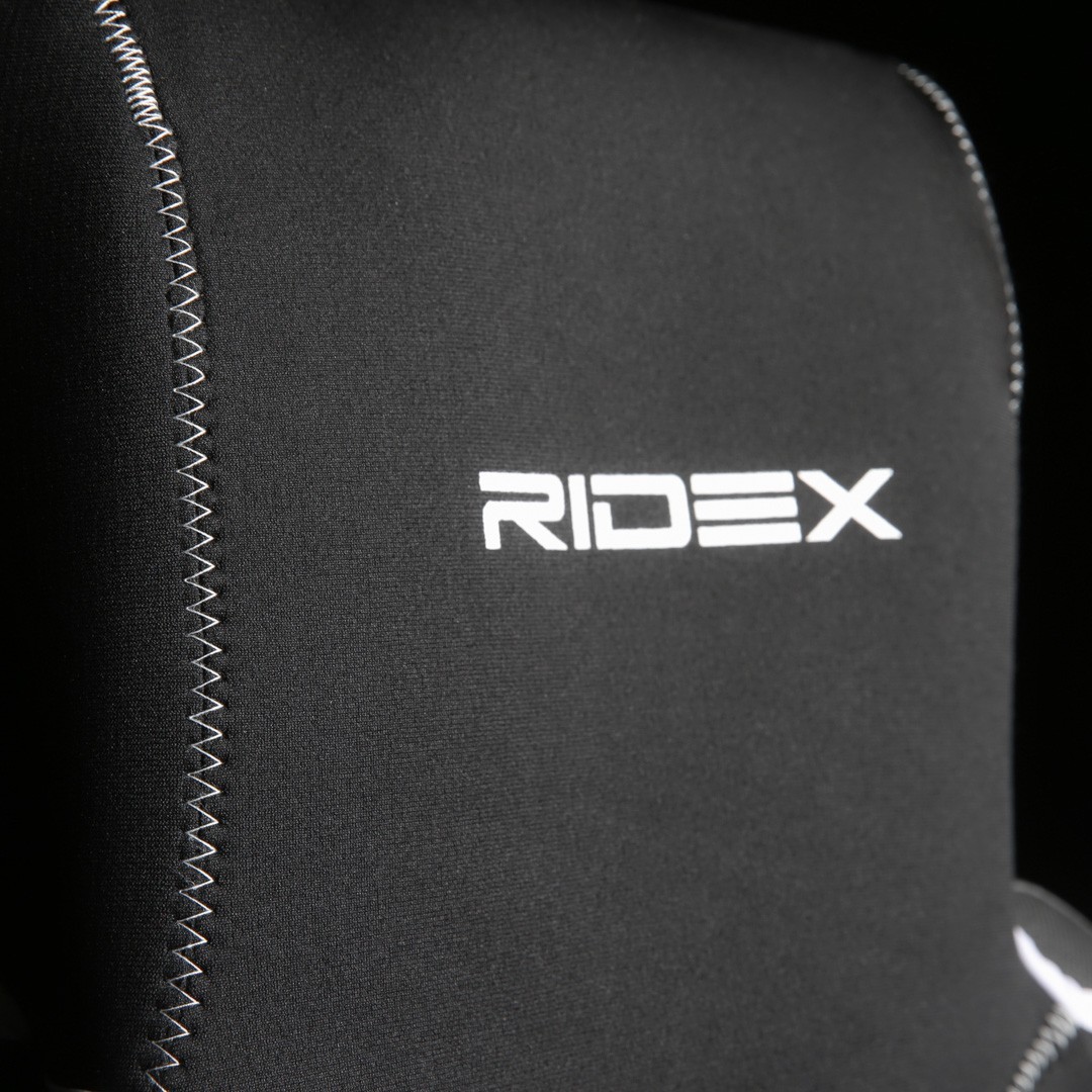 Funda de asiento de coche RIDEX delantera universal de neopreno negra- - Image 4