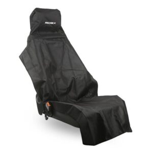 Funda de asiento delantera universal de PVC negra RIDEX-