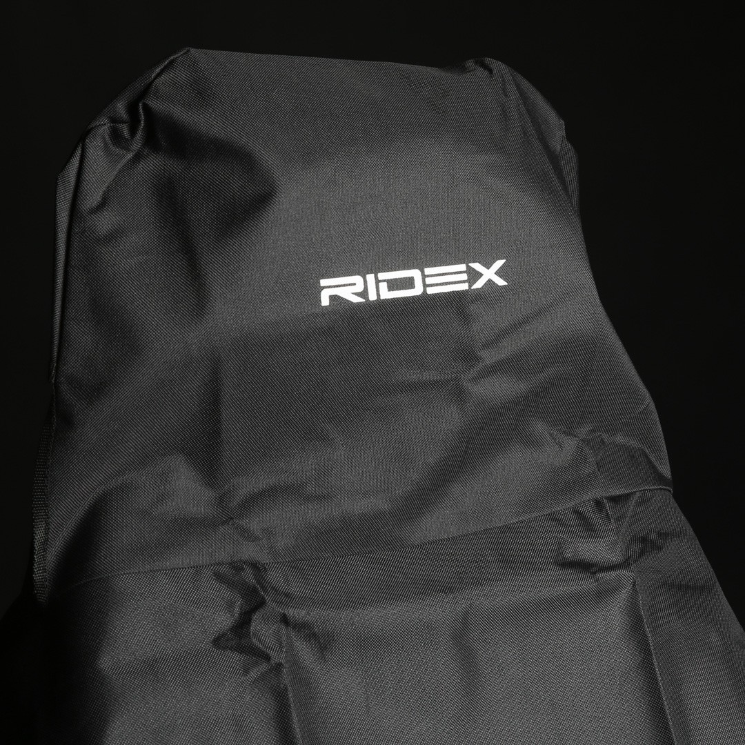 Funda de asiento delantera universal de PVC negra RIDEX- - Image 3