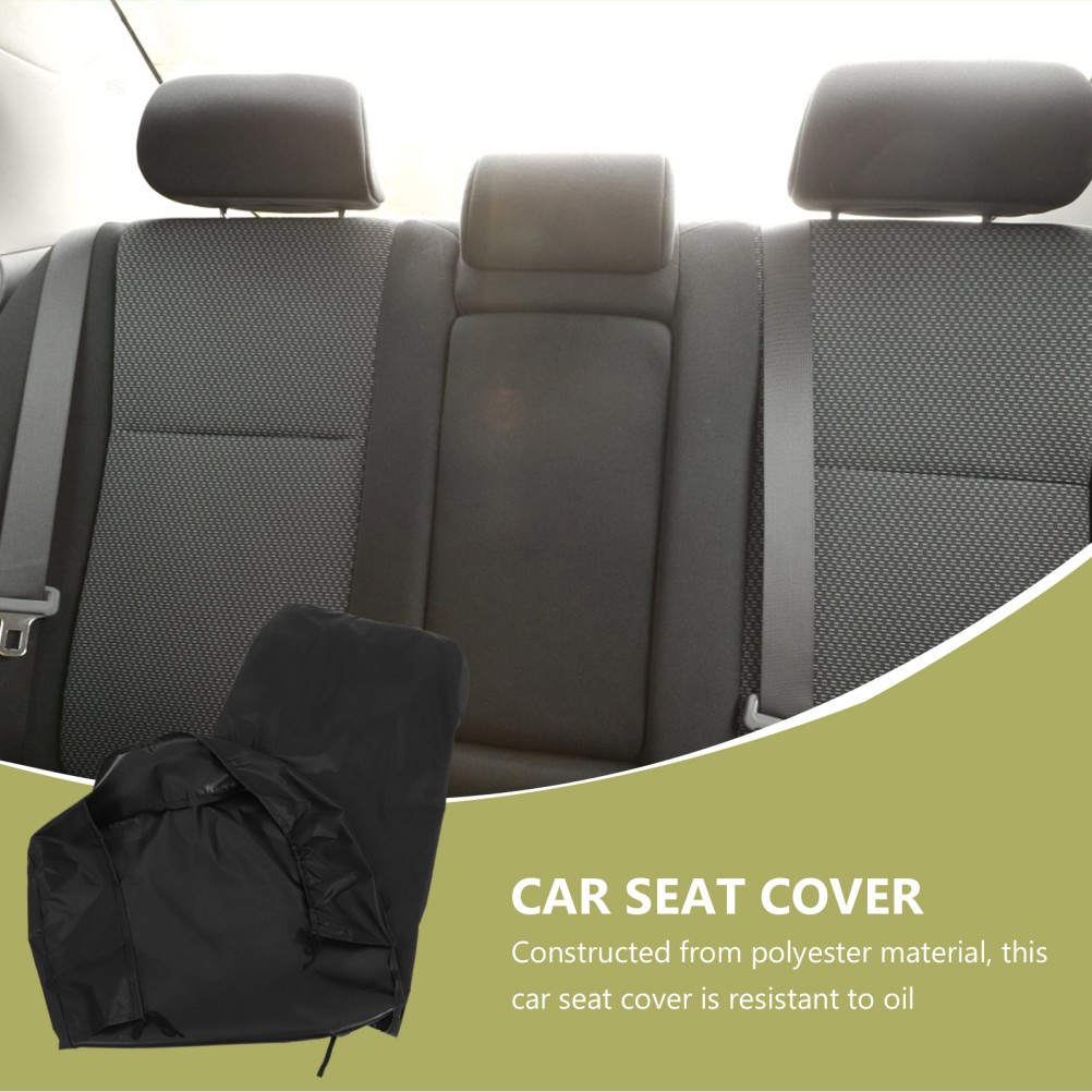 Cubierta de asiento automotriz cubierta interior de automóvil cubierta de asiento trasero automotriz 2 piezas- - Image 5