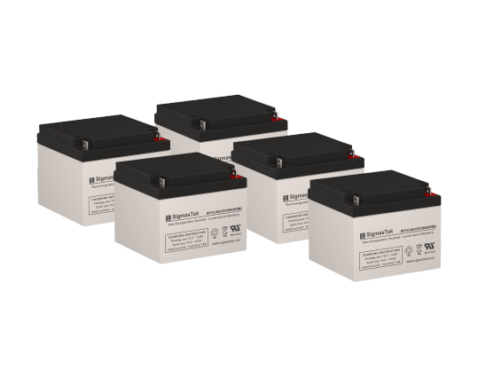 Pack of 5 x SigmasTek SP12-26 (NB) SLA Batteries - 12V 26Ah NB Terminal