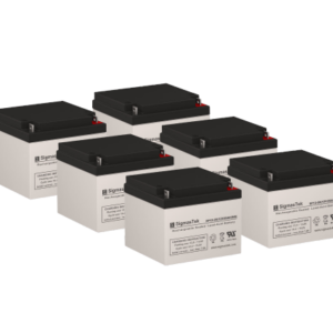 12 Volt 26 Amp NB Terminal SLA Batteries - Set of 6