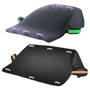 Cubierta de parabrisas para nieve en hielo protector de parabrisas automotriz para la mayoría de los autos SUV-