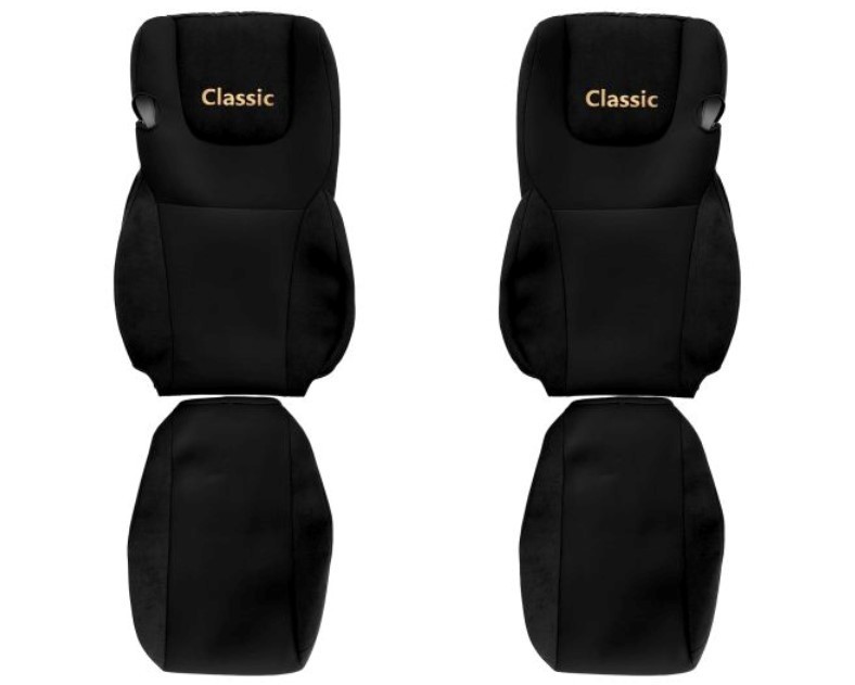 Funda de asiento F-CORE CLASSIC textil negra funda de asiento para DAF XF XF 105- - Image 4