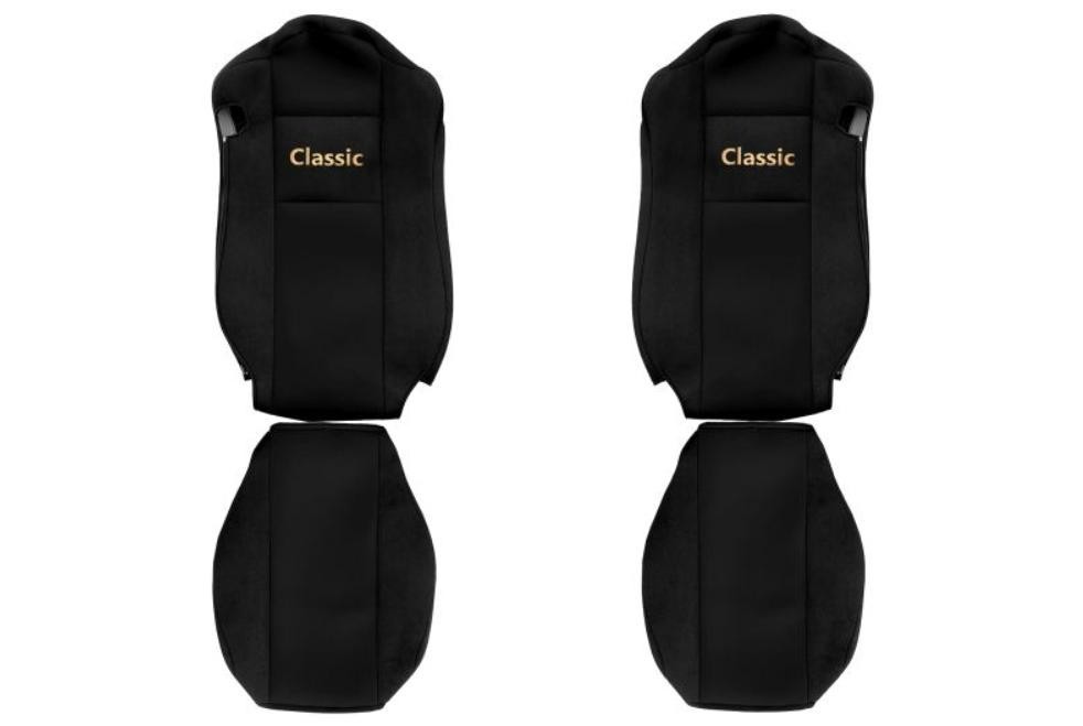 Funda de asiento de camión F-CORE CLASSIC NEGRA adecuada para MERCEDES-BENZ- - Image 3