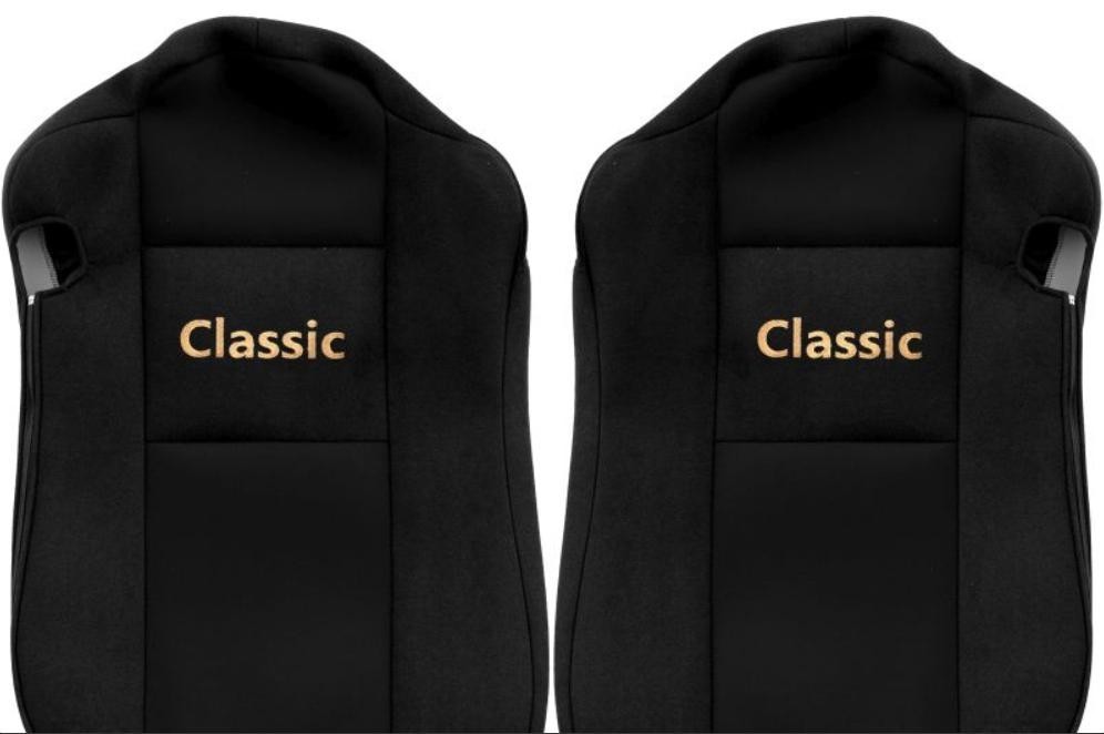 Funda de asiento de camión F-CORE CLASSIC NEGRA adecuada para MERCEDES-BENZ- - Image 4