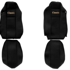 Funda de asiento de camión F-CORE CLASSIC NEGRA para MAN TGX I-