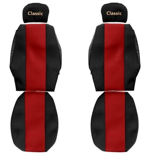 Juego de fundas de asiento de camión F-CORE Classic para MAN F2000-