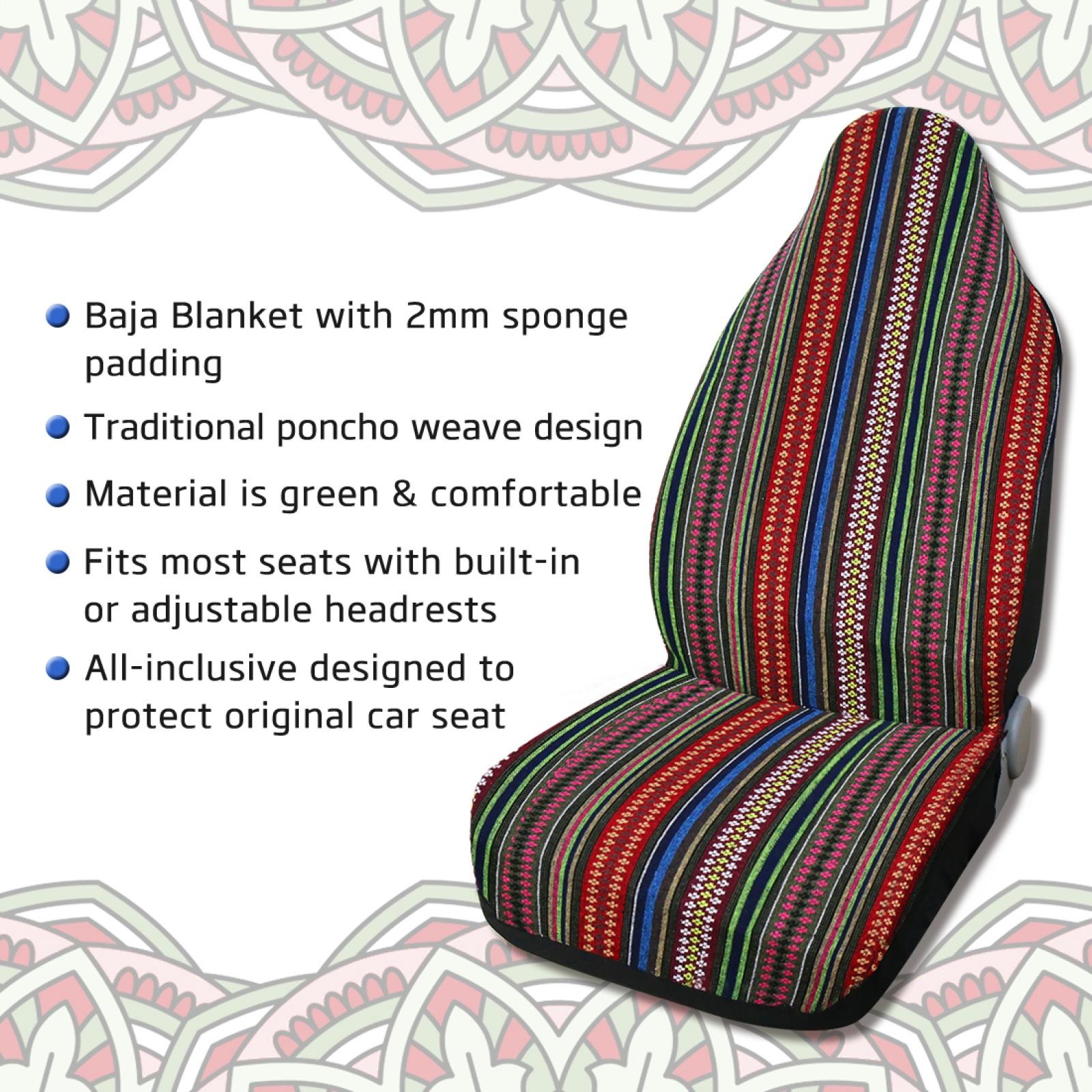 Cubierta de asiento de cubo duradera universal para automóvil SUV automotriz- - Image 2