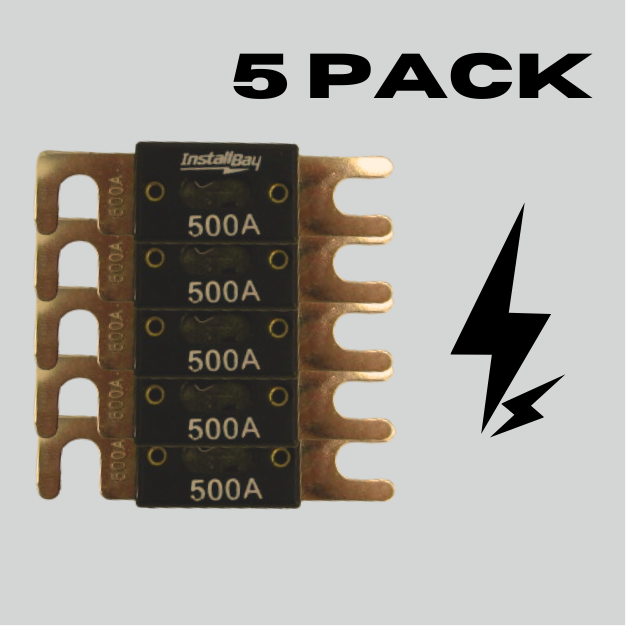 5-Pk Pro Trucker 500 AMP ANL Fusible Automotriz Conjunto de Protección Electrónica PTANL500- - Image 2