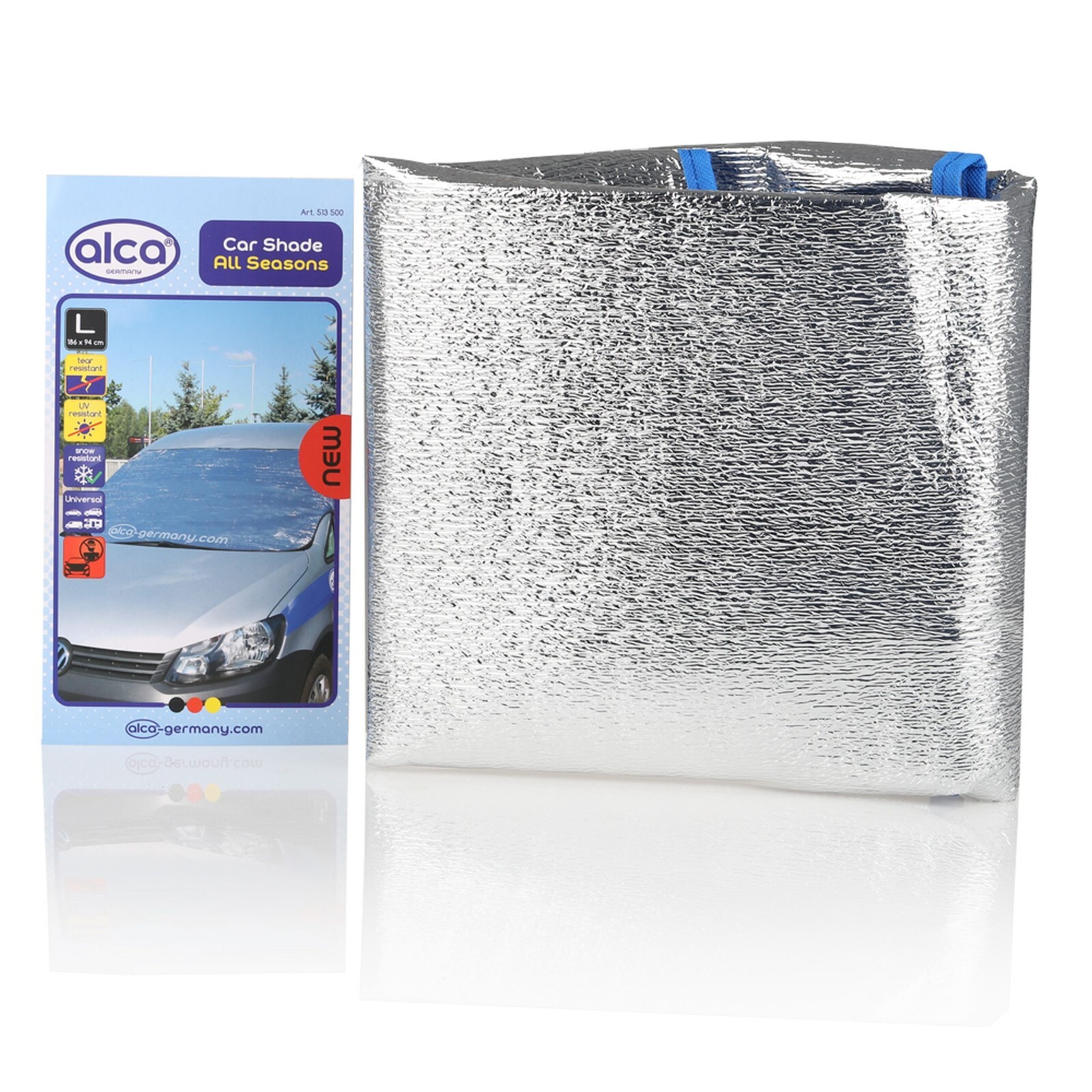 Protector antiescarcha universal plegable para automóvil para todo tipo de clima para automóvil 513500- - Image 4