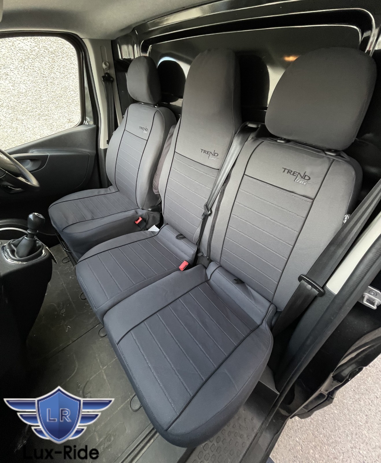 FUNDAS DE ASIENTO DE TELA A MEDIDA PARA RENAULT MASTER 2024-2026 -
