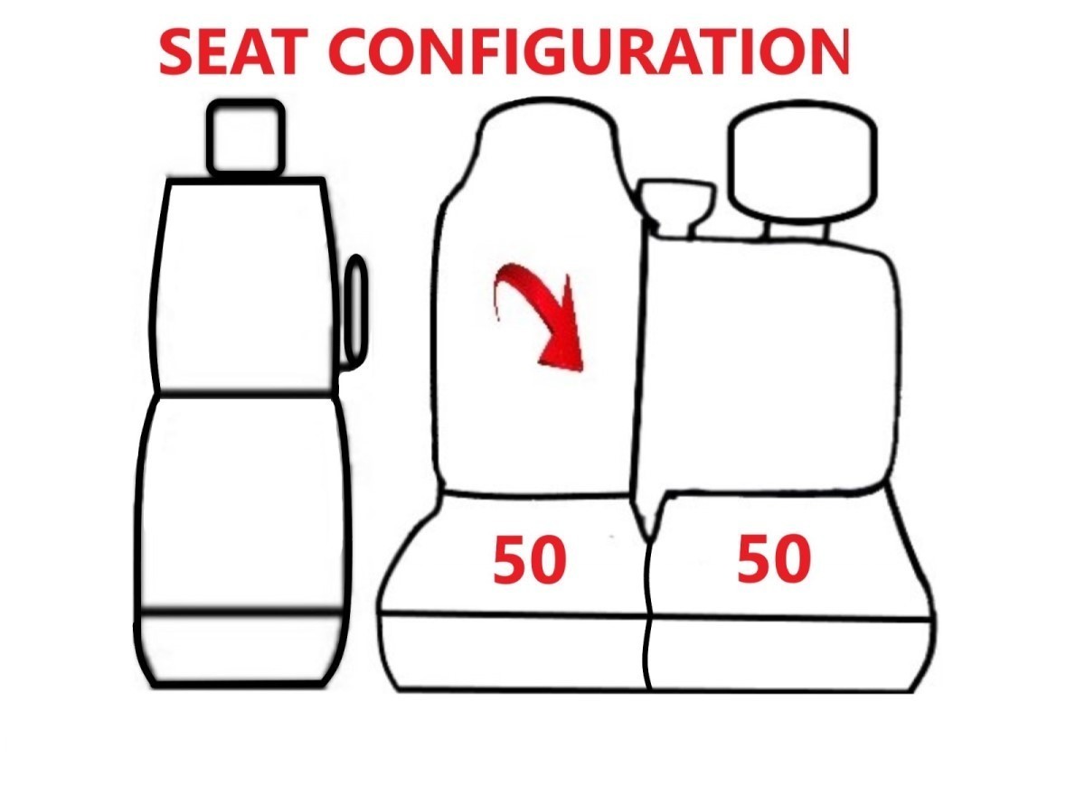 FUNDAS DE ASIENTO DE TELA A MEDIDA PARA RENAULT MASTER 2024-2026 - - Image 2
