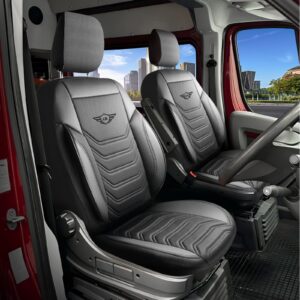 FUNDAS DE ASIENTO A MEDIDA PARA PEUGEOT BOXER 2014 - 2026 TELA ACOLCHADA-