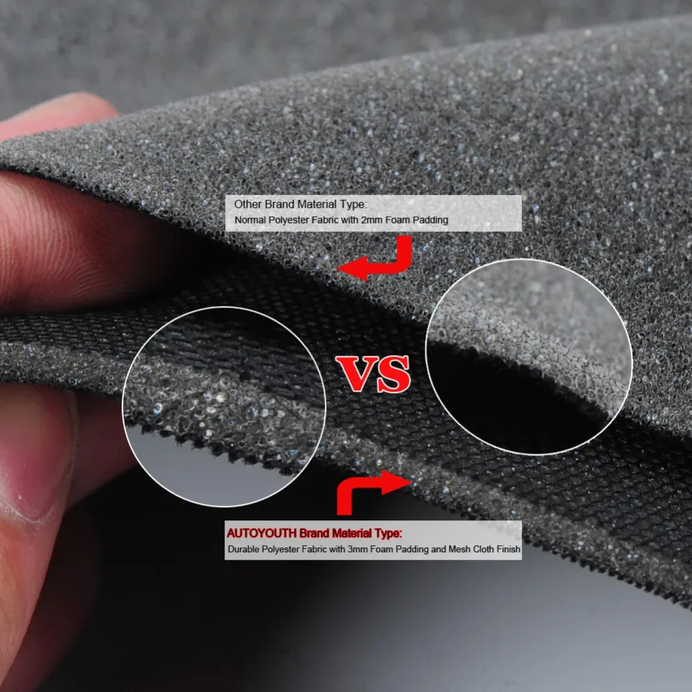 Fashion Front Car Seat Covers Car Accessories Tire Track Embossed Styling Durabl - Image 4
