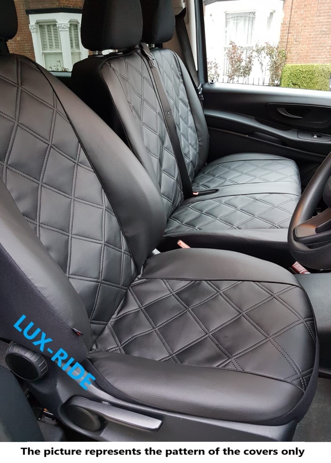 FUNDAS DE ASIENTO A MEDIDA PARA MAXUS DELIVERY 9 2020 - 2026 ARTE EN RELIEVE. CUERO-