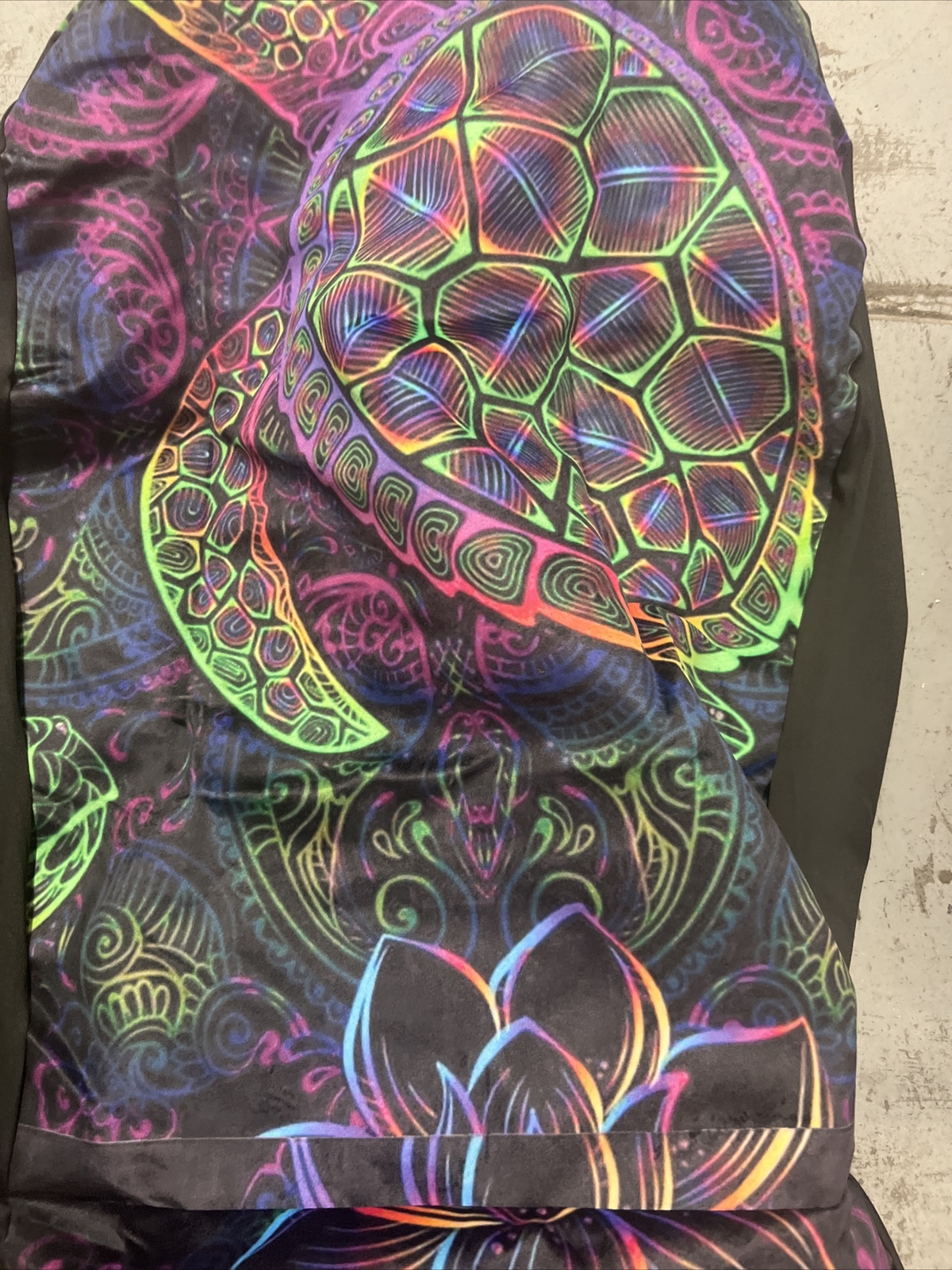 Fundas de asiento de coche con estampado de tortugas de moda ajuste universal 6 piezas 2 asientos delanteros 4 alfombrillas F&R- - Image 2