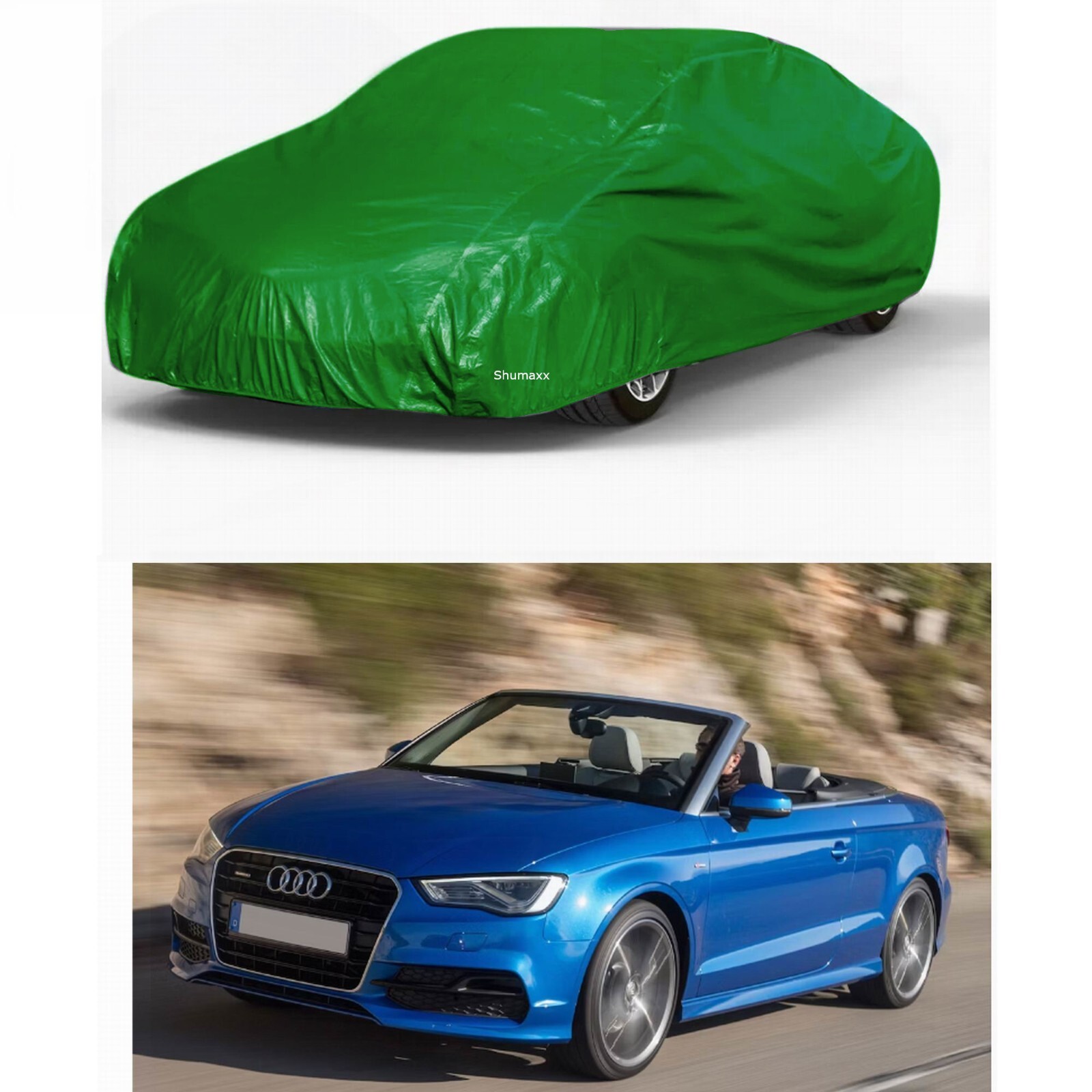 AUDI A3 CONVERTIBLE - CUBIERTA DE COCHE IMPERMEABLE DE LUJO RESISTENTE AL AGUA- - Image 5