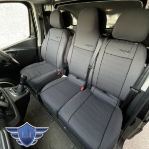 FUNDAS DE ASIENTO A MEDIDA PARA FURGONETA RENAULT TRAFIC PANEL 2015 - 2026 TELA-