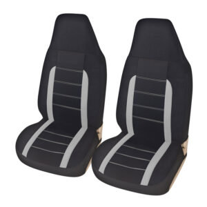 2x Front Car Seat Covers Fashion Style High Back Bucket Car Seat Cover Protector