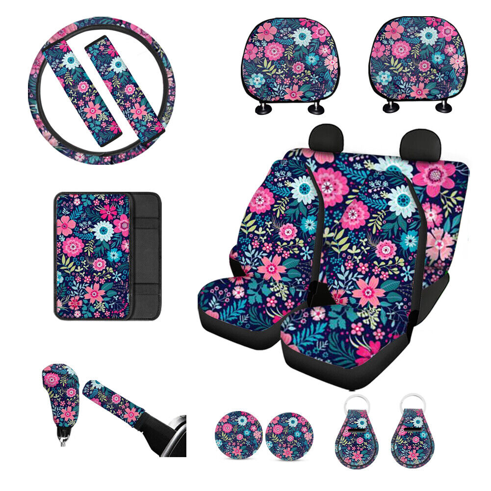 Juego completo de fundas de asiento de coche solo asientos de hombre moda de 2 sillines aptos para la mayoría de los coches- - Image 4